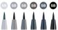 FABER PITT ARTIST BRUSH PEN SOFT SET 6