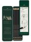 FABER PITT GRAPHITE MATT PENCILS TIN SET 6