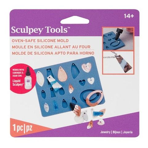 SCULPEY BAKEABLE MOULD JEWELLERY