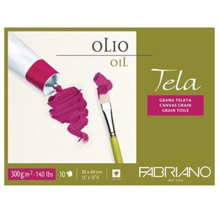 FABRIANO TELA OIL PAPER PAD 300G 30 X 40CM (10)