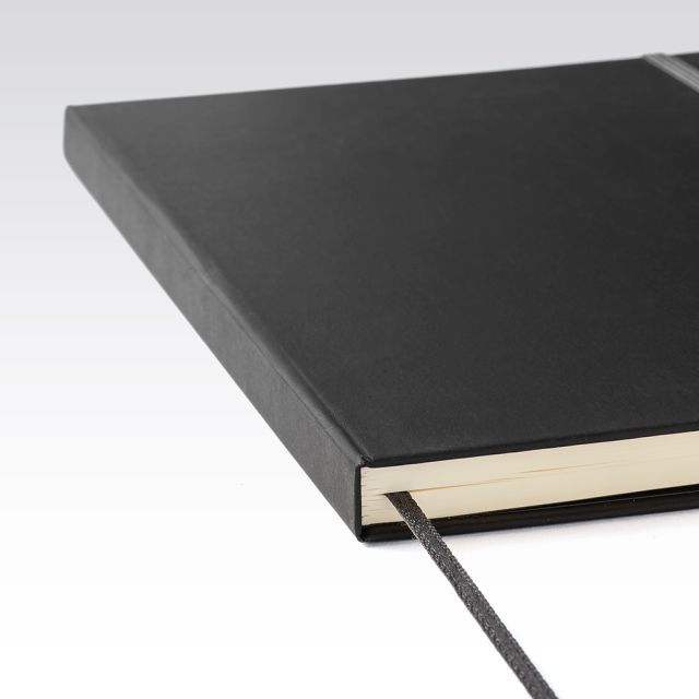 FABRIANO ISPIRA HARDCOVER BOOK A5 LINED BLACK