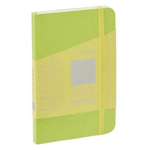 FABRIANO ECOQUA+ STITCHED BOOK 9X14 DOT LIME