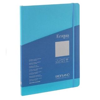 FABRIANO ECOQUA+ STITCHED BOOK A4 DOT LT BLUE