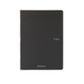 FABRIANO ECOQUA STAPLED NOTEBOOK A4 PLAIN BLACK