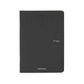 FABRIANO ECOQUA STAPLED NOTEBOOK A4 LINED BLACK