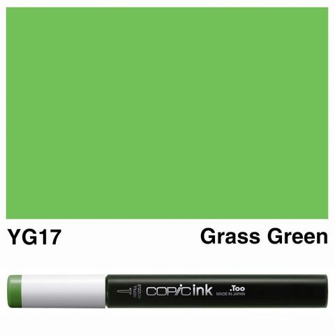 COPIC INK YG17 GRASS GREEN NEW BOTTLE