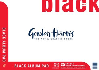 BLACK ALBUM PAD 25 SHEET 140G A2