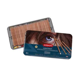 DERWENT LIGHTFAST PENCIL TIN SET 36