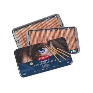 DERWENT LIGHTFAST PENCIL TIN SET 72