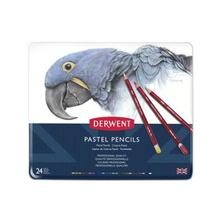 DERWENT PASTEL PENCIL TIN SET 24