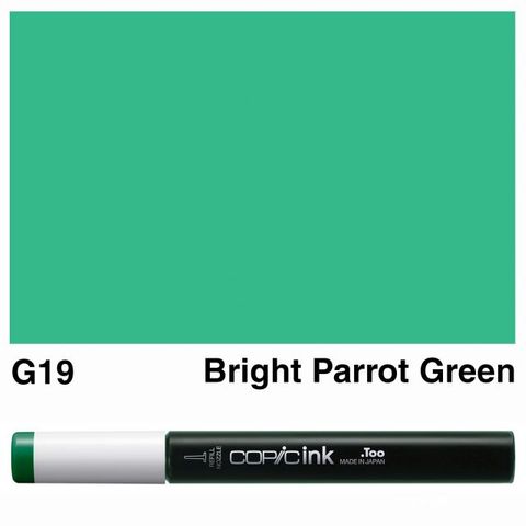 COPIC INK G19 BRIGHT PARROT GREEN