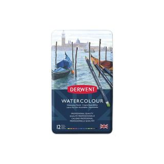 DERWENT WATERCOLOUR PENCIL TIN SET 12