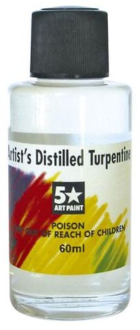 FIVE STAR ARTISTS DISTILLED TURPS 60ML