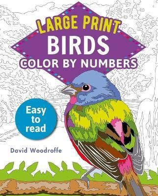 LARGE PRINT COLOR BY NUMBERS BIRDS : EASY-TO-READ