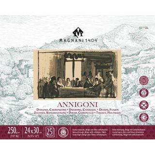 MAGNANI ANNIGONNI 250G DRAWING PAD 24X30CM (25)