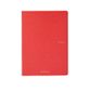 FABRIANO ECOQUA STAPLED NOTEBOOK A4 GRID RASPBERRY