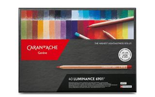 CARAN D'ACHE LUMINANCE 6901 PENCIL SET 40