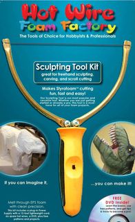 HOT WIRE FOAM CRAFT SCULPTING KIT W/DVD