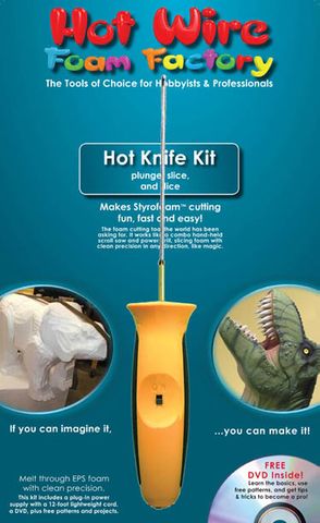 HOT WIRE FOAM CRAFT HOT KNIFE KIT W/DVD