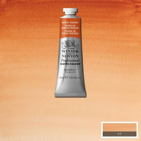 W&N PROFESSIONAL W/C 37ML S1 BURNT SIENNA