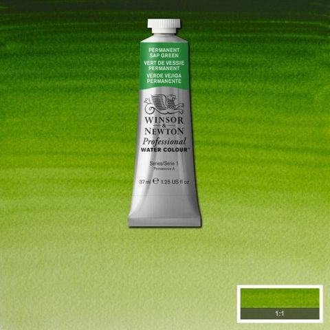 W&N PROFESSIONAL W/C 37ML S1 PERM SAP GREEN