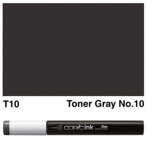 COPIC INK T10 TONER GRAY NO 10 NEW BOTTLE