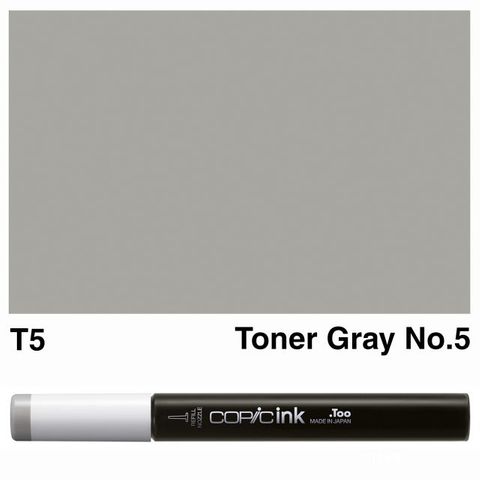 COPIC INK T5 TONER GRAY NO 5 NEW BOTTLE