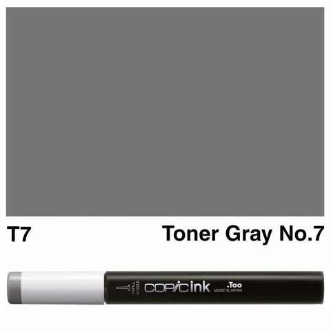 COPIC INK T7 TONER GRAY NO 7 NEW BOTTLE