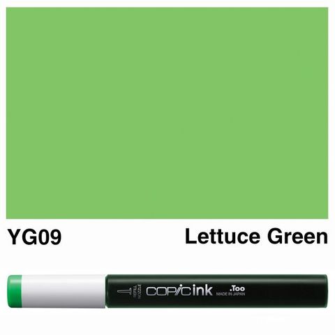COPIC INK YG09 LETTUCE GREEN NEW BOTTLE