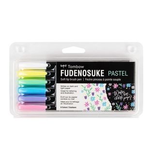 Tombow Fudenosuke Brush Pen Black Hard Soft Gcd-2P - Starbox