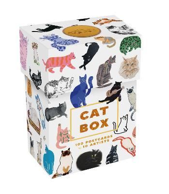 CAT BOX 100 POSTCARDS BY 10 ARTISTS