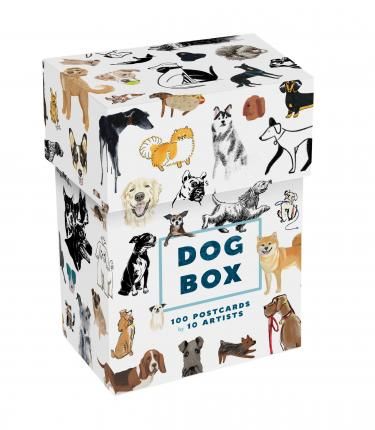 DOG BOX 100 POSTCARDS BY 10 ARTISTS