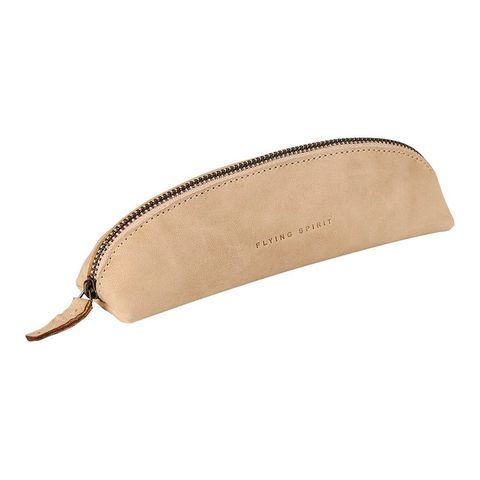 CLAIREFONTAINE FLYING SPIRIT PENCIL CASE TRI BEIGE