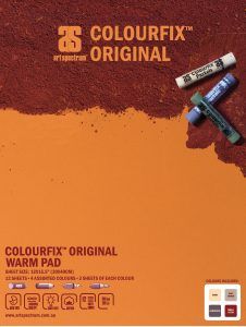 COLOURFIX ORIGINAL 300G 23X30CM PAD ASS WARM TONES