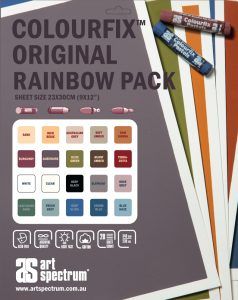 COLOURFIX ORIGINAL 300G 23X30CM RAINBOW PKT20