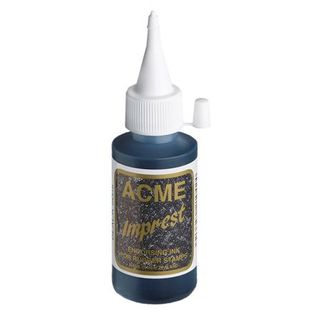 ACME RUBBER STAMP INK 50MLS BLACK