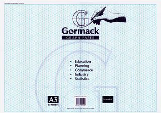 GORMACK L110X ISOMETRIC GRID GRAPH PAPER PAD A3