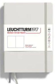 LEUCHTTURM1917 NOTEBOOK A5 PLAIN LIGHT GREY