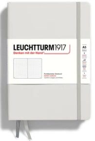 LEUCHTTURM1917 NOTEBOOK A5 DOTTED LIGHT GREY