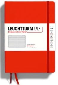 LEUCHTTURM1917 NOTEBOOK A5 RULED FOX RED