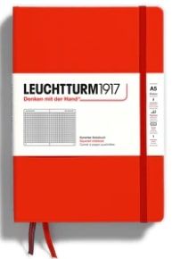 LEUCHTTURM1917 NOTEBOOK A5 SQUARED FOX RED