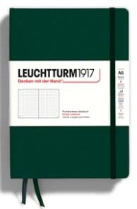 LEUCHTTURM1917 NOTEBOOK A5 DOTTED FOREST GREEN