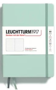 LEUCHTTURM1917 NOTEBOOK A5 DOTTED MINT GREEN