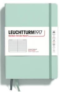 LEUCHTTURM1917 NOTEBOOK A5 RULED MINT GREEN