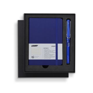 LAMY NOTEBOOK FOUNTAIN PEN GIFT SET A6 SC BLUE