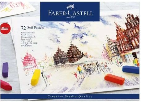 FABER CREATIVE STUDIO SOFT PASTEL MINI SET 72