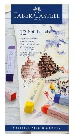 FABER CREATIVE STUDIO SOFT PASTEL SET 12