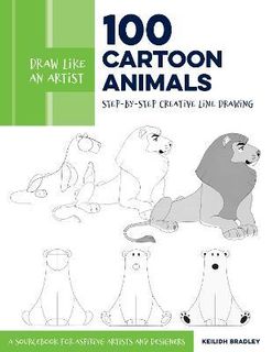 100 CARTOON ANIMALS DRAW LIKE AN ARTIST