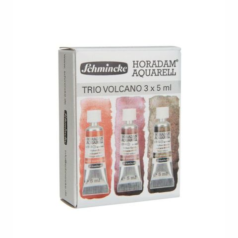 SCHMINCKE HORADAM W/C SET 3X5ML SUPERGRAN VOLCANO