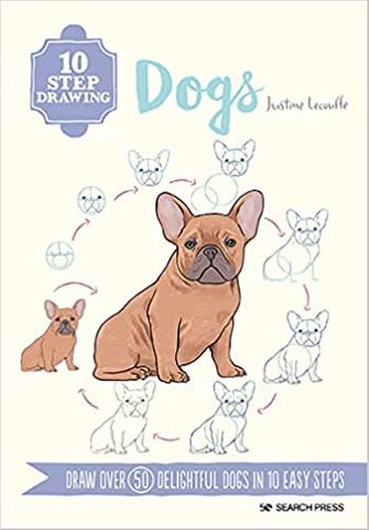 10 STEP DRAWING DOGS